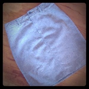 JCrew gray wool skirt